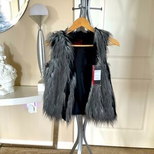 Yoki Vegan Fur Vest Small NWT